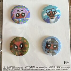 Funko   Deadpool Seasons Pins GameStop Exclusive